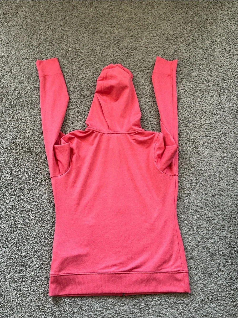 Vuori Halo Mini Full Zip Hoodie Pink Small - Picture 9 of 10